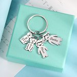 Charms portachiavi con nome dei bambini