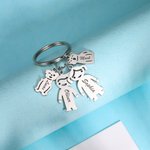 Charms portachiavi con nome dei bambini