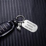 Gegraveerde Motorfiets Sleutelhanger