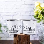 Tazza da campeggio e da montagna in acciaio inox
