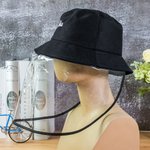 Nom Chapeau baquet en coton avec housse amovible antibuée anti-poussière coupe-vent
