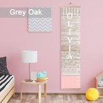 Personalisierte Leinwand Kinder Wachstum Höhe Diagramm mit Namen Multi-Stil Schlafzimmer Dekor Weihnachten Geburtstag Geschenk für Baby Kinder