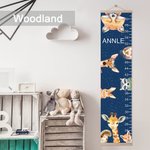 Personalisierte Leinwand Kinder Wachstum Höhe Diagramm mit Namen Multi-Stil Schlafzimmer Dekor Weihnachten Geburtstag Geschenk für Baby Kinder