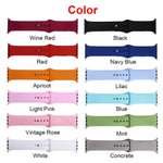 Pulsera de silicona con monograma y nombre para Apple Watch | Callie