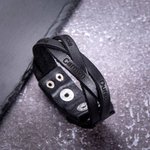 1 - 5 Namn Vävda läderarmband för mor