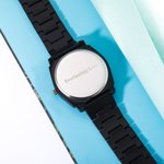 Reloj con foto de madera para hombre
