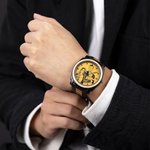 Reloj con foto de madera para hombre