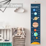 Personalisierte Leinwand Kinder Wachstum Höhe Diagramm mit Namen Multi-Stil Schlafzimmer Dekor Weihnachten Geburtstag Geschenk für Baby Kinder