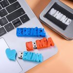 Custom USB Memory Sticks Flash Drives 3D Printing Name 16GB/32GB/64GB