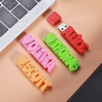 Custom USB Memory Sticks Flash Drives 3D Printing Name 16GB/32GB/64GB