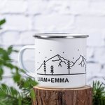 Tazza da campeggio e da montagna in acciaio inox