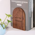 Serre-livres en bois Cadeaux pour rat de bibliothèque