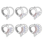 Collier pour Maman Personnalisé avec Pierre de Naissance et 1-6 Prénoms des Enfants Cadeau Fête des Mères