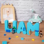 Puzzelbordje met kindernaam 3D Geprint