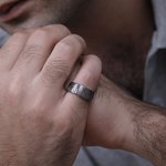 Bracelet de promesse en bois pour homme avec gravure et arbre naturel