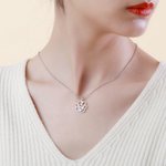 Pet Paw Name Necklace