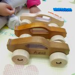 Nome auto giocattolo in legno per bambini - Callie