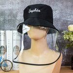 Nom Chapeau baquet en coton avec housse amovible antibuée anti-poussière coupe-vent