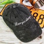 Chapeau de Voyage Casquette de Baseball avec Prénom Brodé | Callie