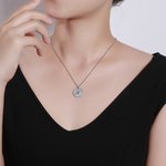 Disc with Initial Necklace