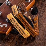 Capodastre Guitare Gravé Personnalisé Accessoires Pour Guitares Cadeau D'Anniversaire