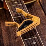 Capodastre Guitare Gravé Personnalisé Accessoires Pour Guitares Cadeau D'Anniversaire