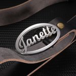 Personalised Old School Hip Hop Name Belt Buckle Father's Day Birthday Gift for Dad Grandfather Husband