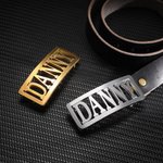 Personalised Old School Hip Hop Name Belt Buckle Father's Day Birthday Gift for Dad Grandfather Husband