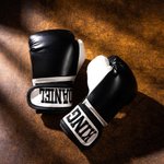 Personalized Leather Kid Youth Boxing Gloves with Embroidered Name for Kickboxing Muay Thai MMA Birthday Sport Gift for Boy Girl
