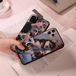 Coque lumineuse avec photo et nom pour iPhone 2 pièces | Callie