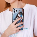 Coque lumineuse avec photo et nom pour iPhone 2 pièces | Callie