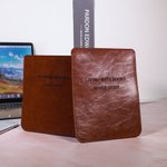 Gegraveerde lederen Paperwhite(Ⅰ-Ⅴ) Kindle Tasje