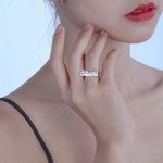 Old English Gothic Name Ring