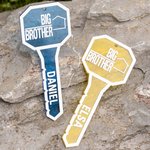Funny Engraved Big Brother Name Key Set of 2
