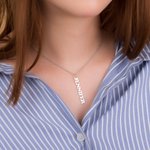 Vertical Name Necklace | Callie