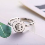 Monogramm- und Namens-Apfelring