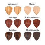 Plettro per chitarra in legno inciso personalizzato Custodia in pelle a forma di chitarra Portachiavi con testo Regalo di Natale per chitarrista music