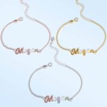 Unique Sparkle Name Bracelet