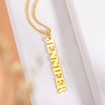 Vertical Name Necklace | Callie