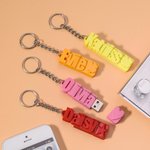 3D-afdruk naam sleutelhanger USB flash drive