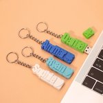 3D-afdruk naam sleutelhanger USB flash drive