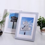 25th Anniversary Silver Frame Street Sign Painting with Double Names & Date