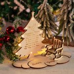 Nombres Grabados Navidad En El Cielo Mecedora Poema Árbol De Navidad