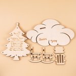 Nombres Grabados Navidad En El Cielo Mecedora Poema Árbol De Navidad