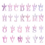 Personalised Fantasy Unicorn Style Wooden Letter with Name Bedroom Decor Gift for Kids