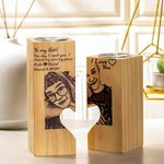 To My Girl Heart Photo Candle Holder Valentine Candle