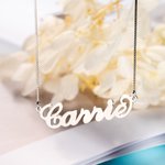 Personligt namnhalsband i sterlingsilver