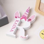 Personalised Fantasy Unicorn Style Wooden Letter with Name Bedroom Decor Gift for Kids