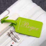 Naam en Monogram Leren Bagagelabel Bagagelabels | Callie