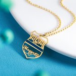 Police Mom Badge Name Necklace | Callie